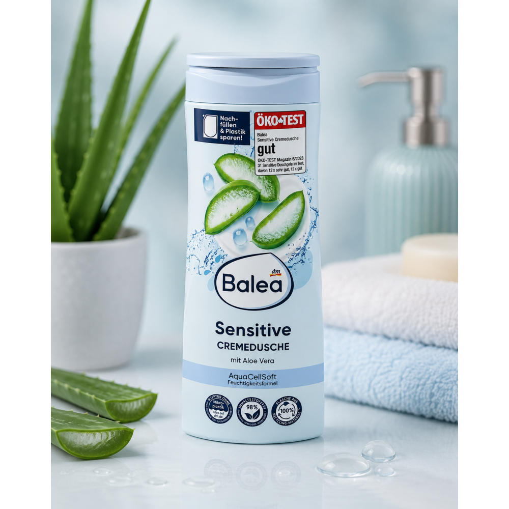 Balea Crème Douche Sensitive à l’Aloe Vera