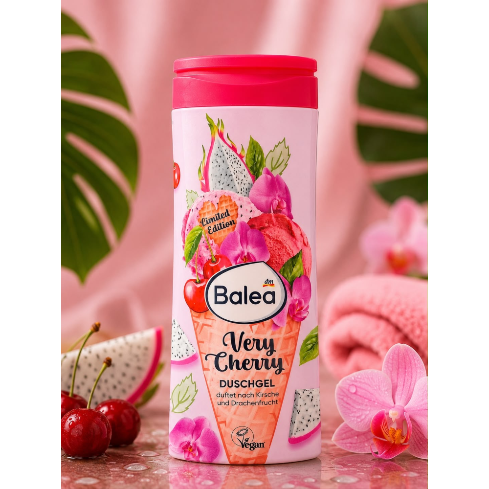 Balsa Very Cherry – Gel Douche Édition Limitée