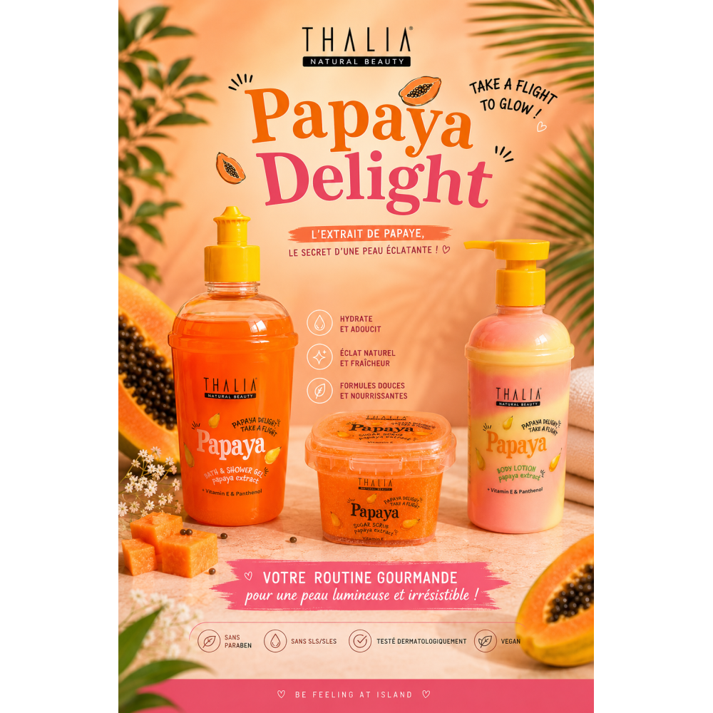 Thalia Papaya Delight – Routine de Soin Gourmande à la Papaye