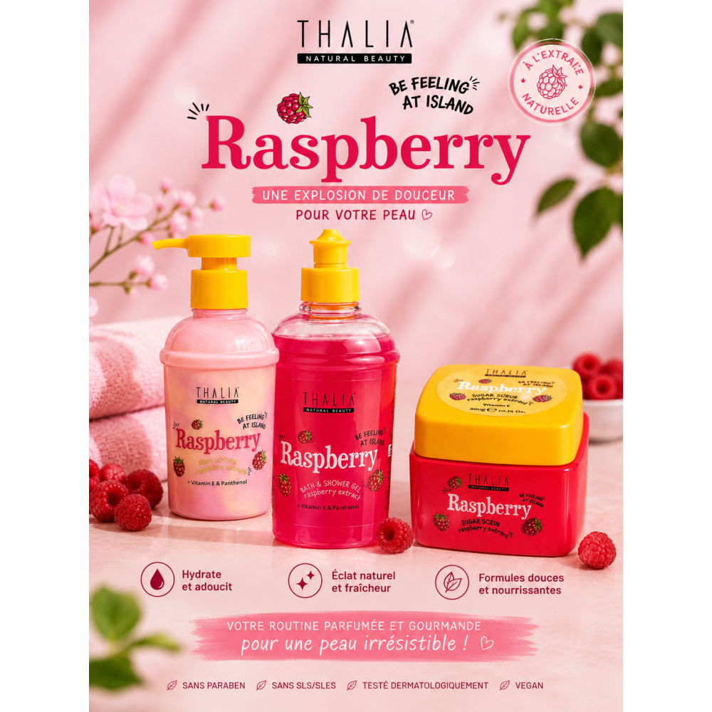 Thalia Raspberry – Routine de Soin Gourmande à la Framboise